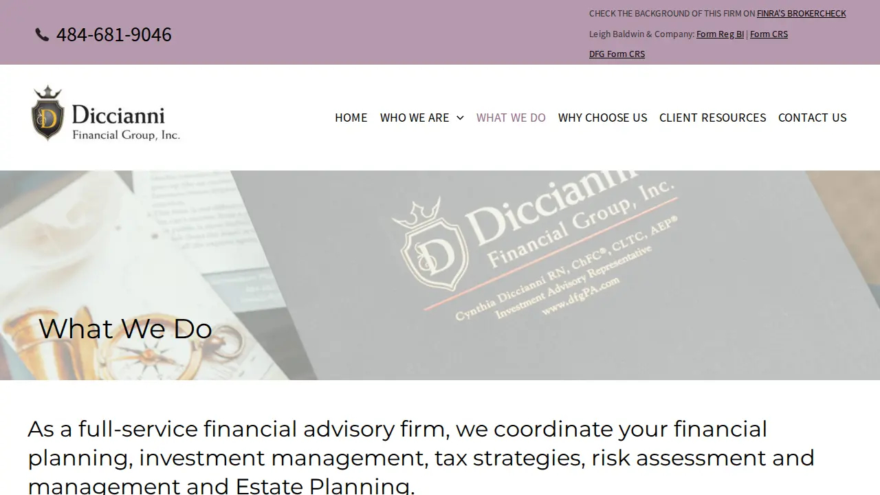 Diccianni Financial Group page