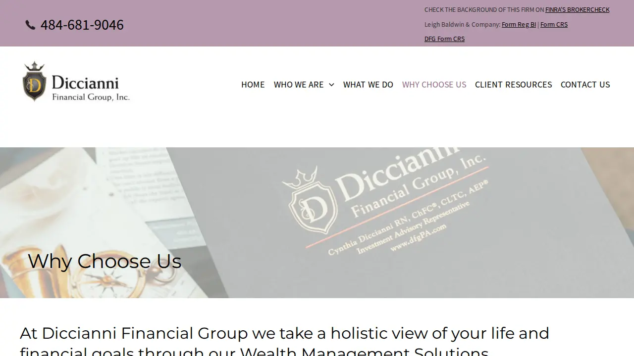 Diccianni Financial Group page