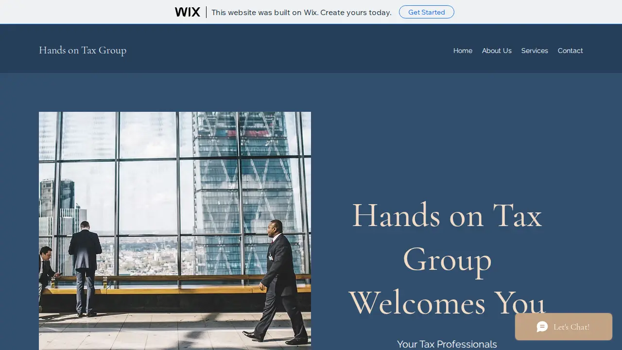 Hands on Tax Group website