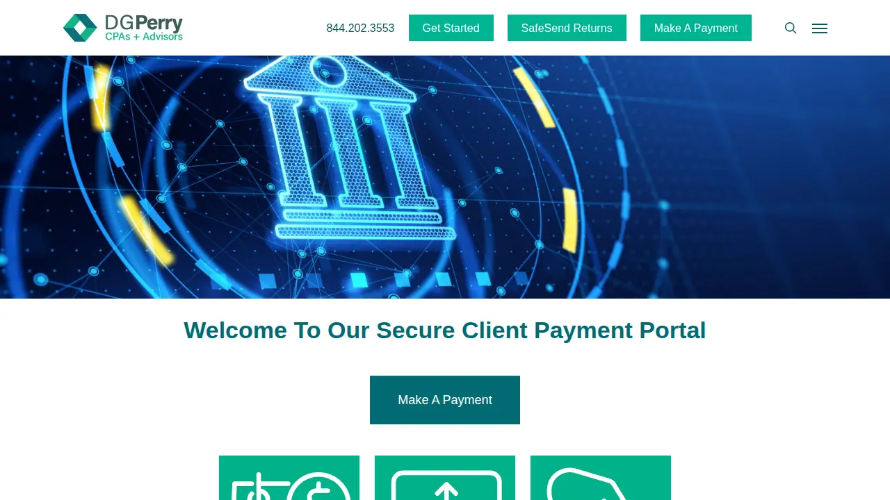 DGPerry CPAs + Advisors page