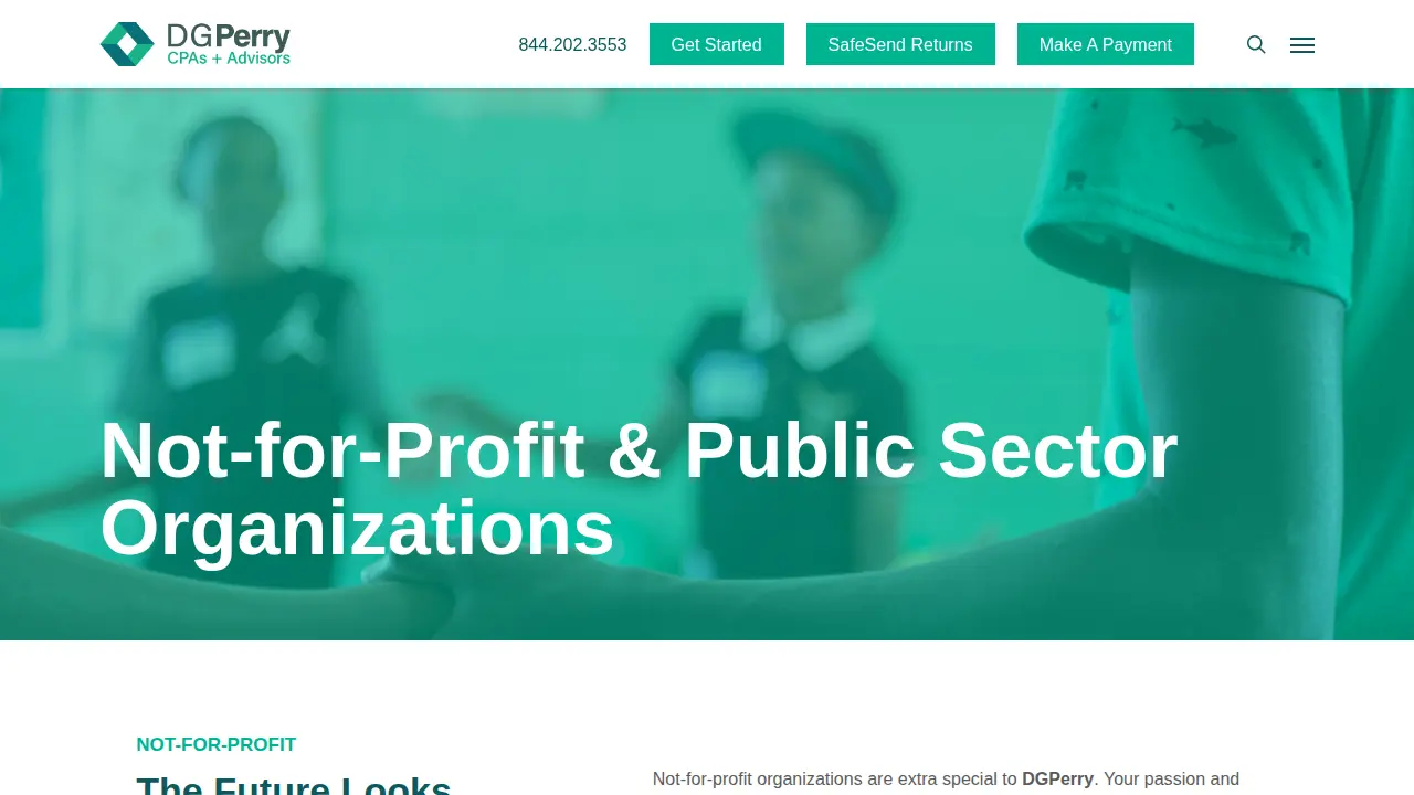 DGPerry CPAs + Advisors page