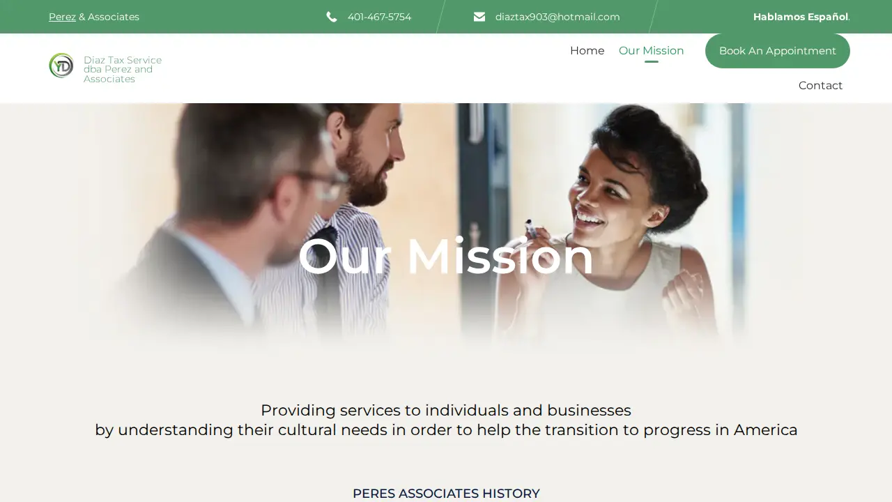 Perez & Associates page