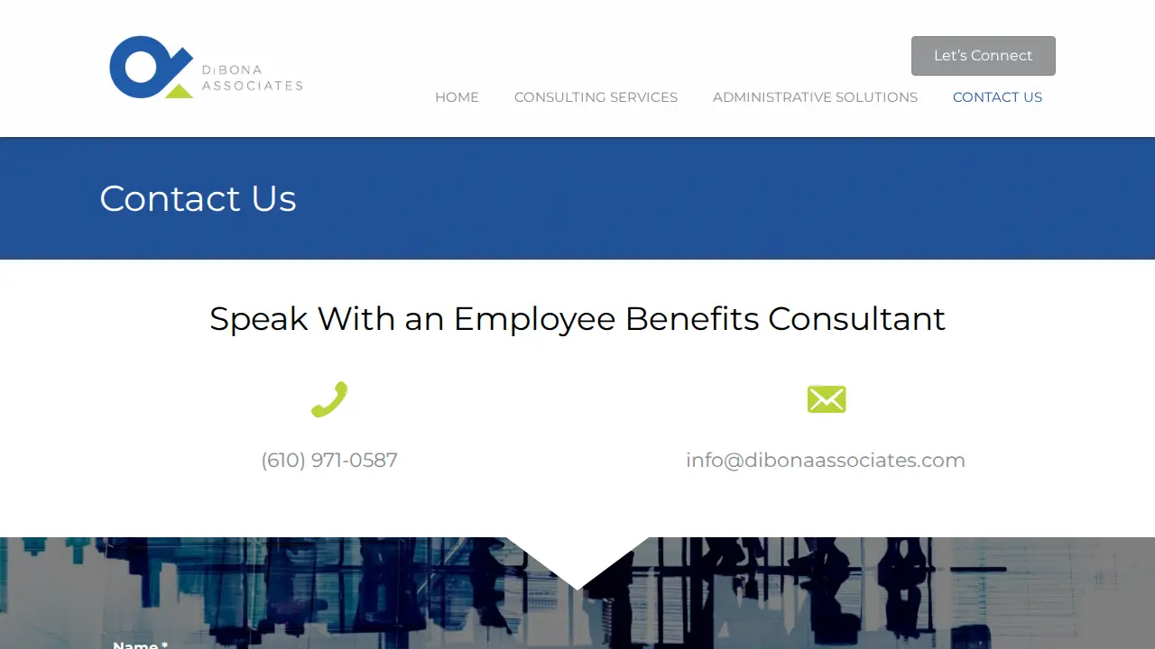 Dibona Associates page