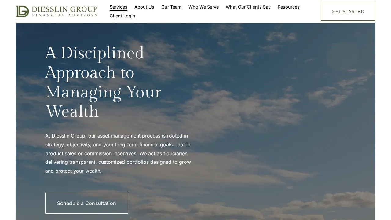Diesslin Group page