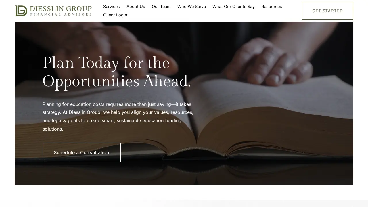 Diesslin Group page