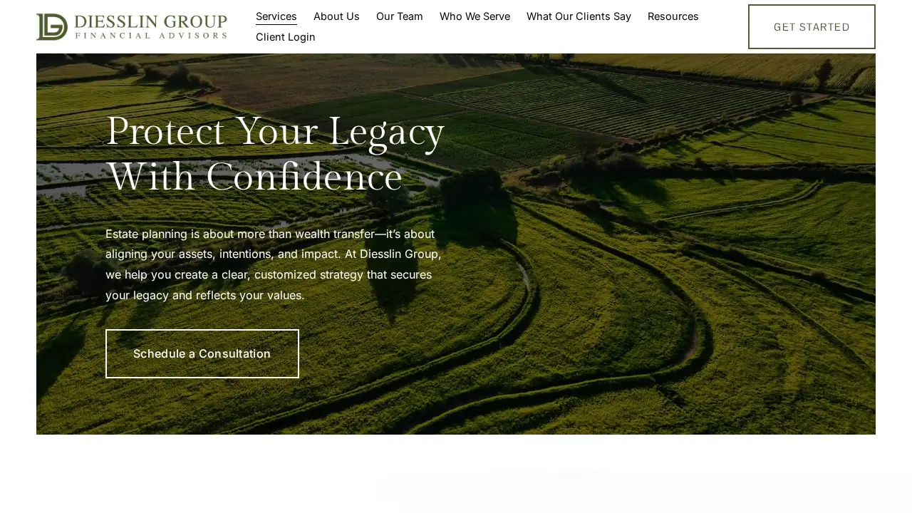 Diesslin Group page