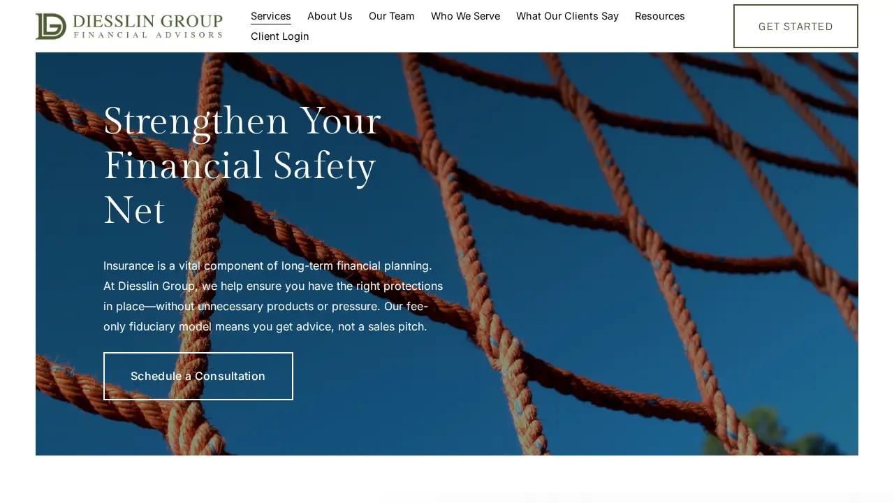 Diesslin Group page