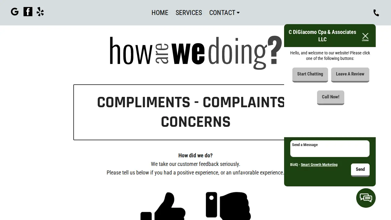 C DiGiacomo CPA & Associates LLC page