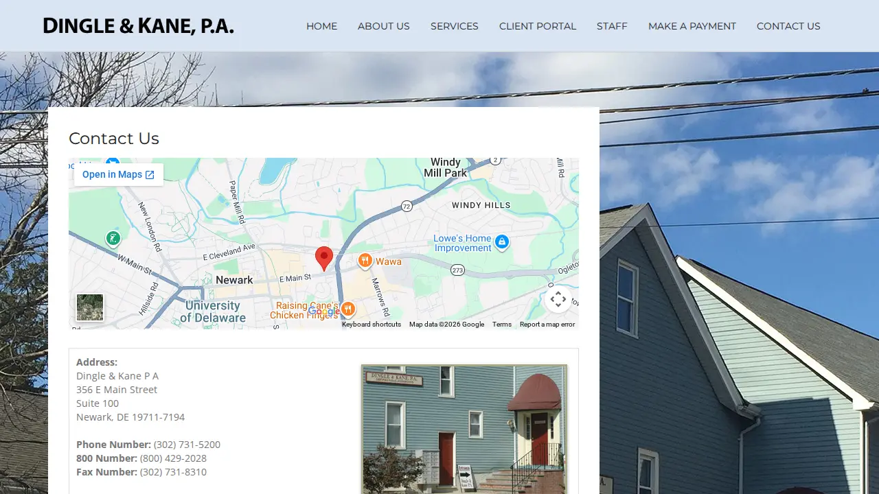 Dingle and Kane, PA page