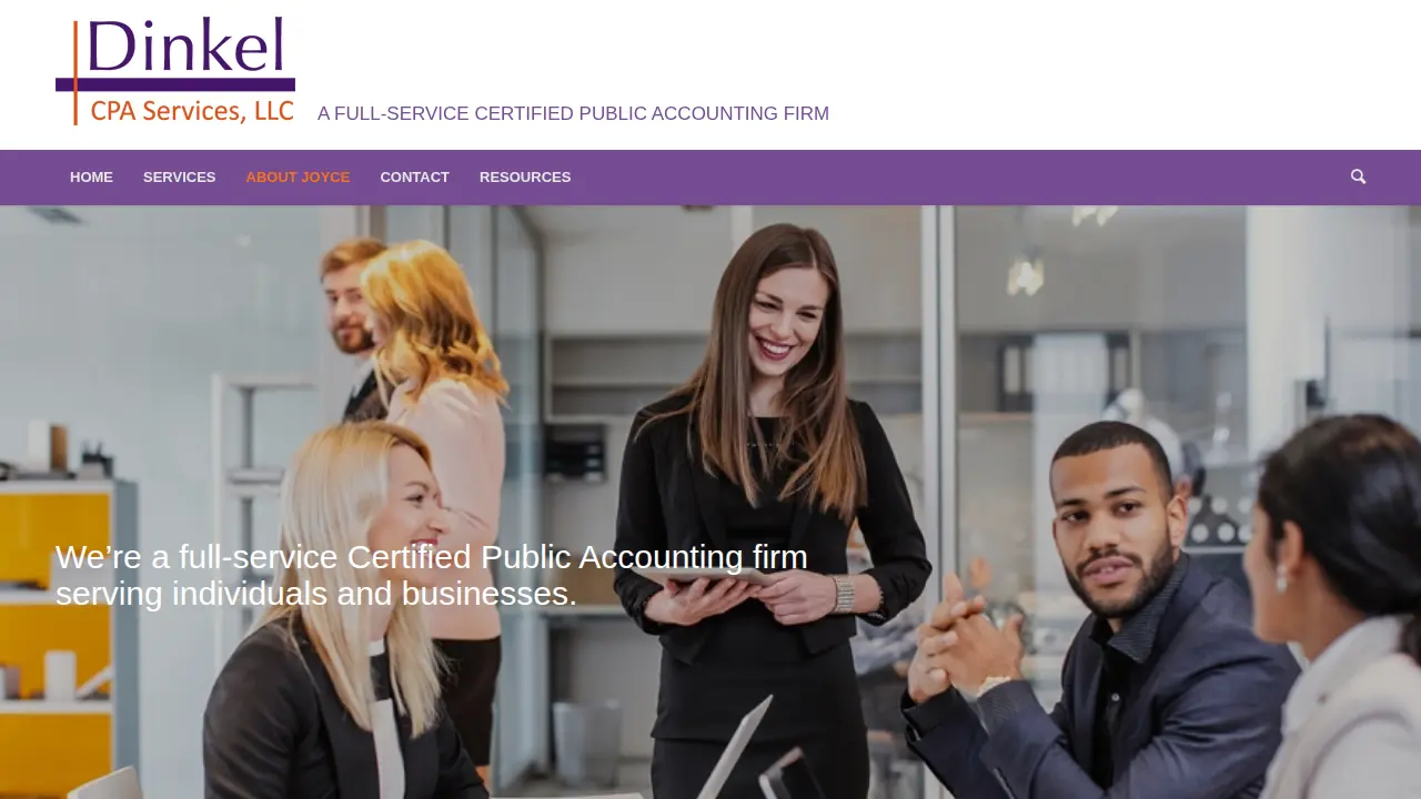 Joyce Dinkel CPA page