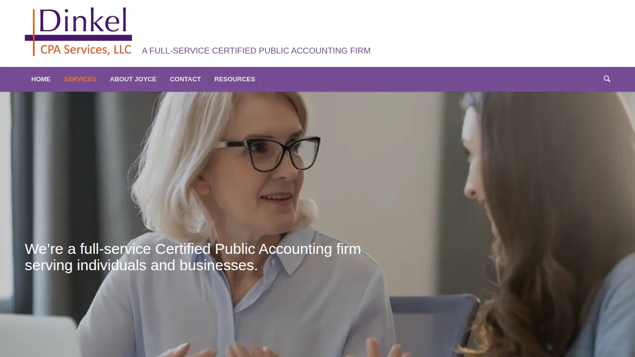 Joyce Dinkel CPA page