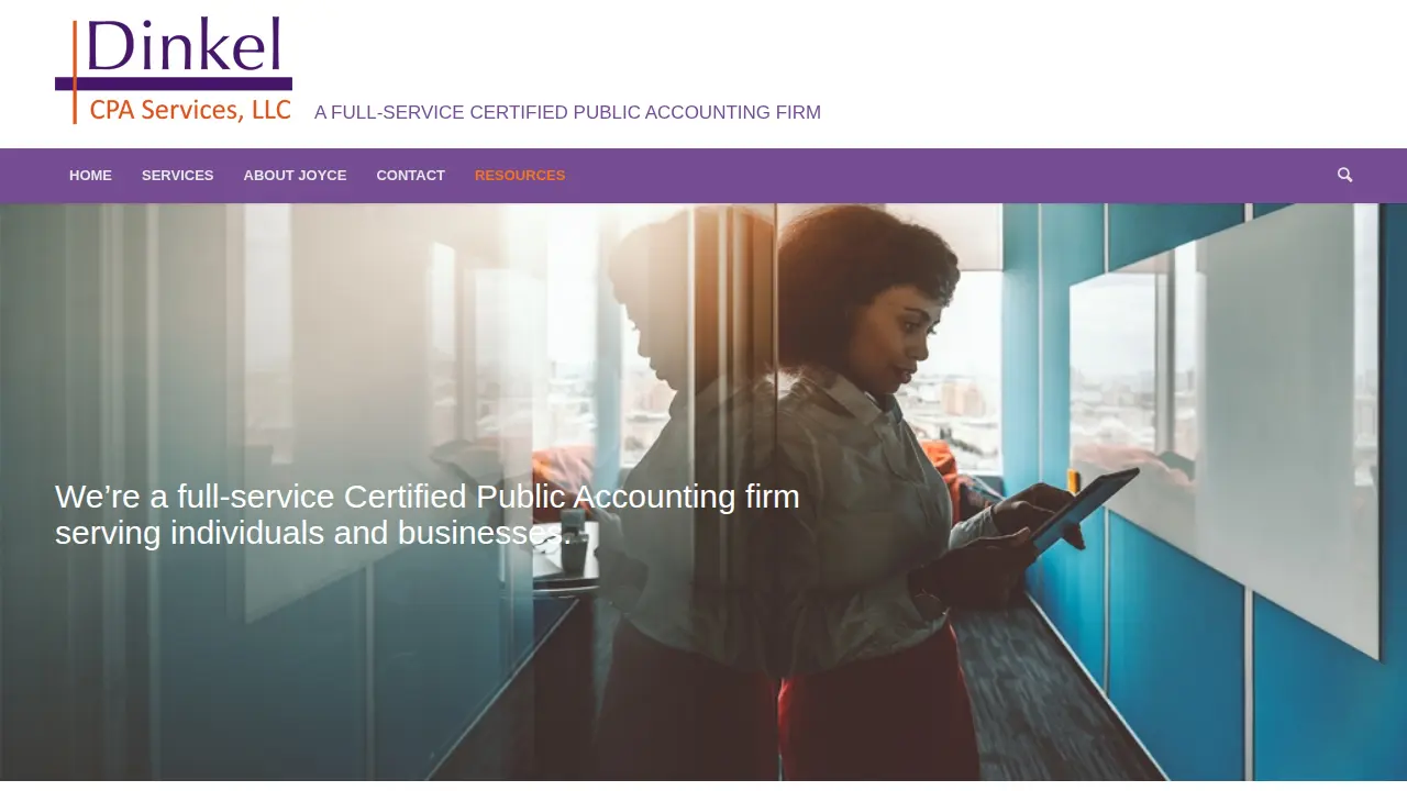 Joyce Dinkel CPA page