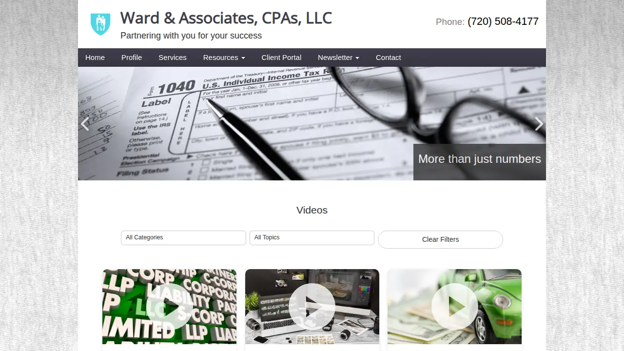 Ward & Associates CPAs, LLC page
