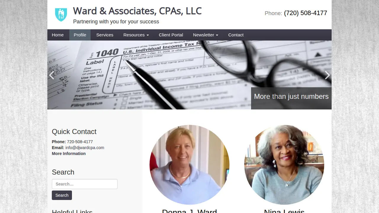 Ward & Associates CPAs, LLC page