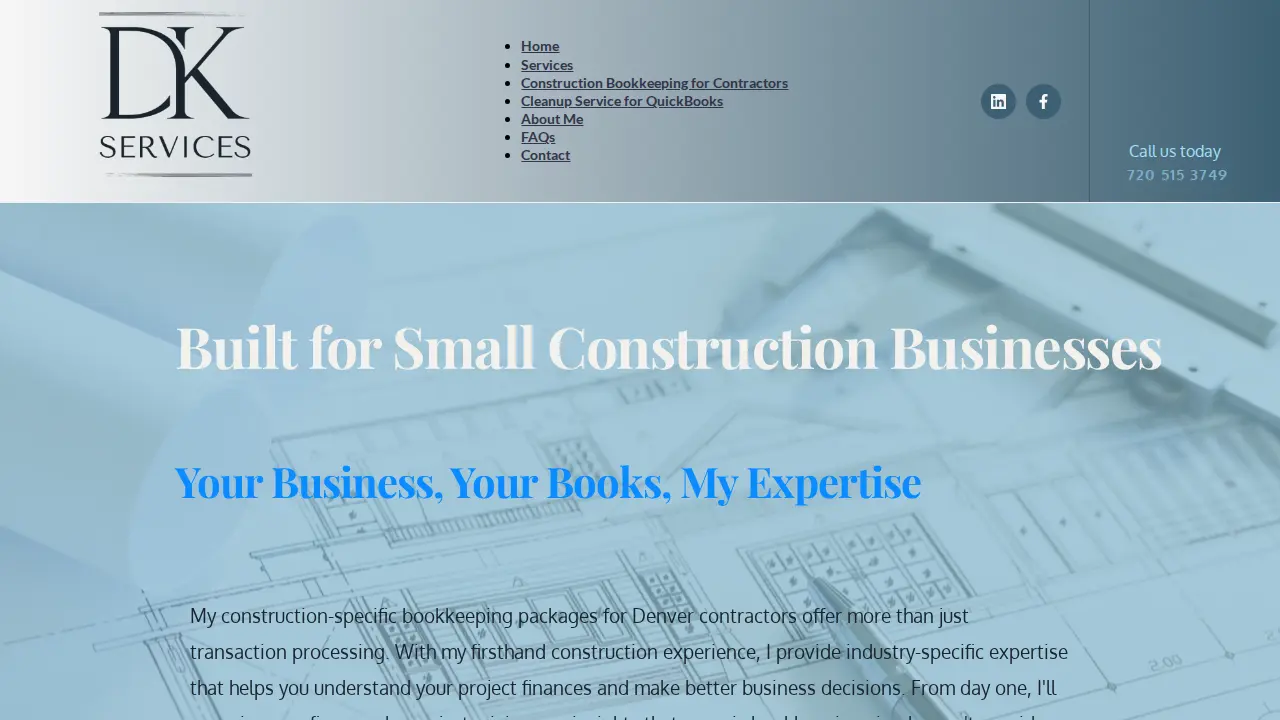 DK Services Ltd. page