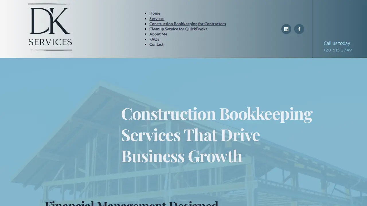 DK Services Ltd. page