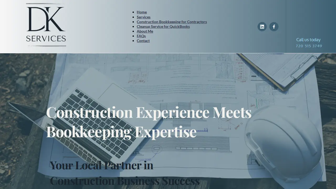 DK Services Ltd. page