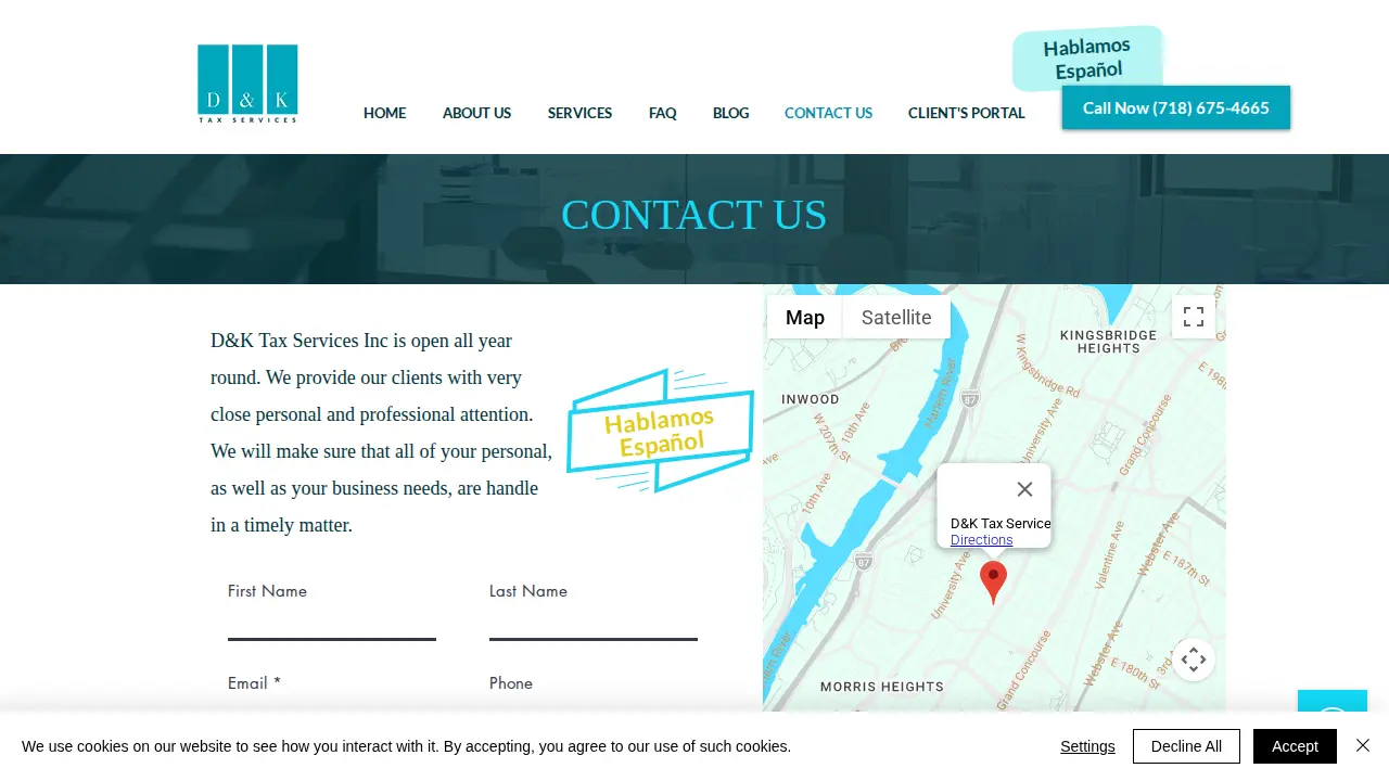 D&K Tax Services Inc page