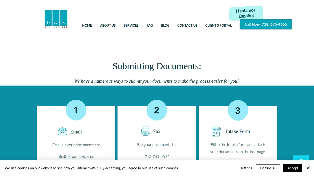 D&K Tax Services Inc page