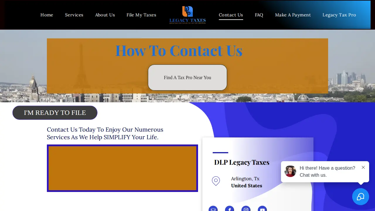 DLP Legacy Taxes LLC page