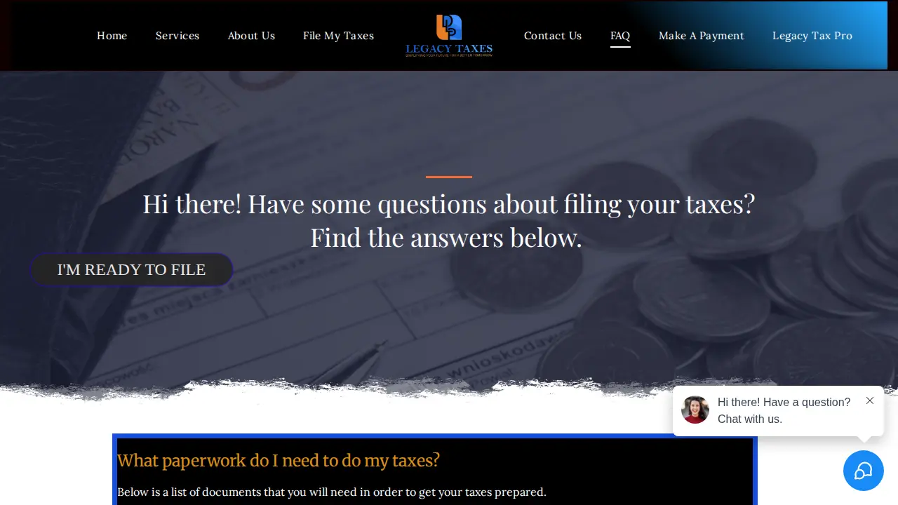 DLP Legacy Taxes LLC page