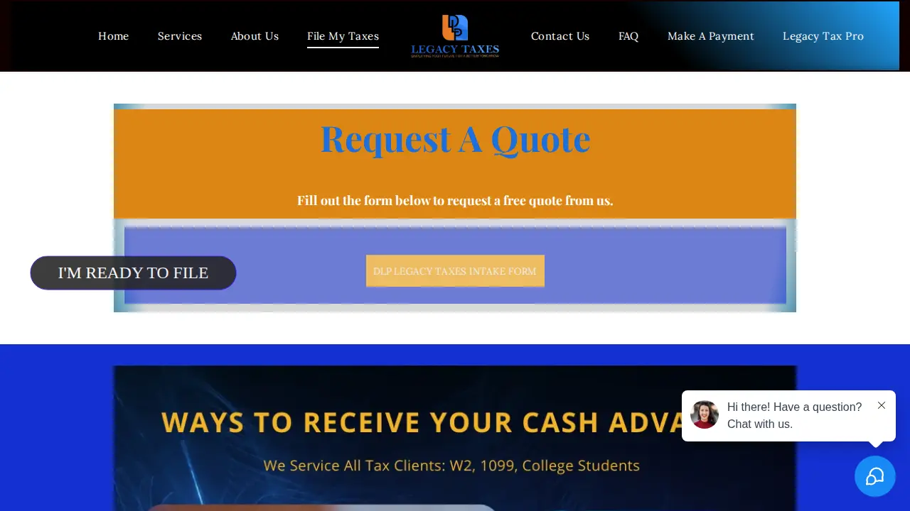 DLP Legacy Taxes LLC page