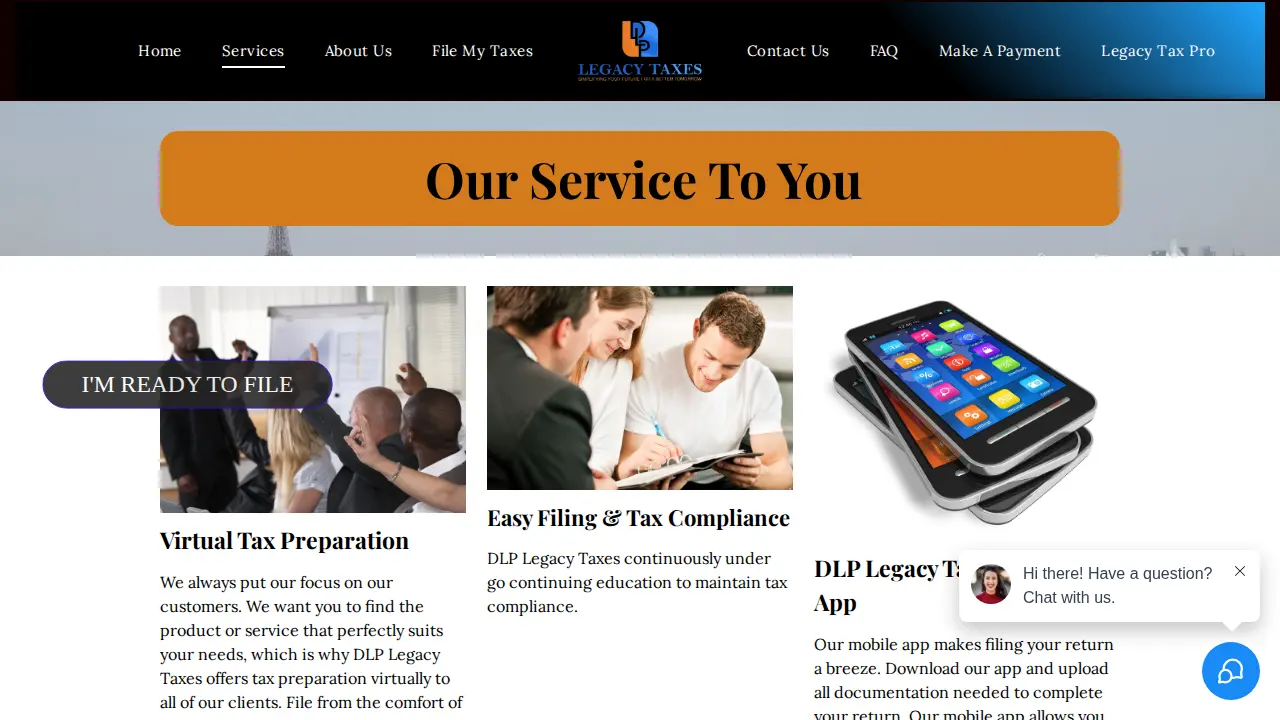 DLP Legacy Taxes LLC page