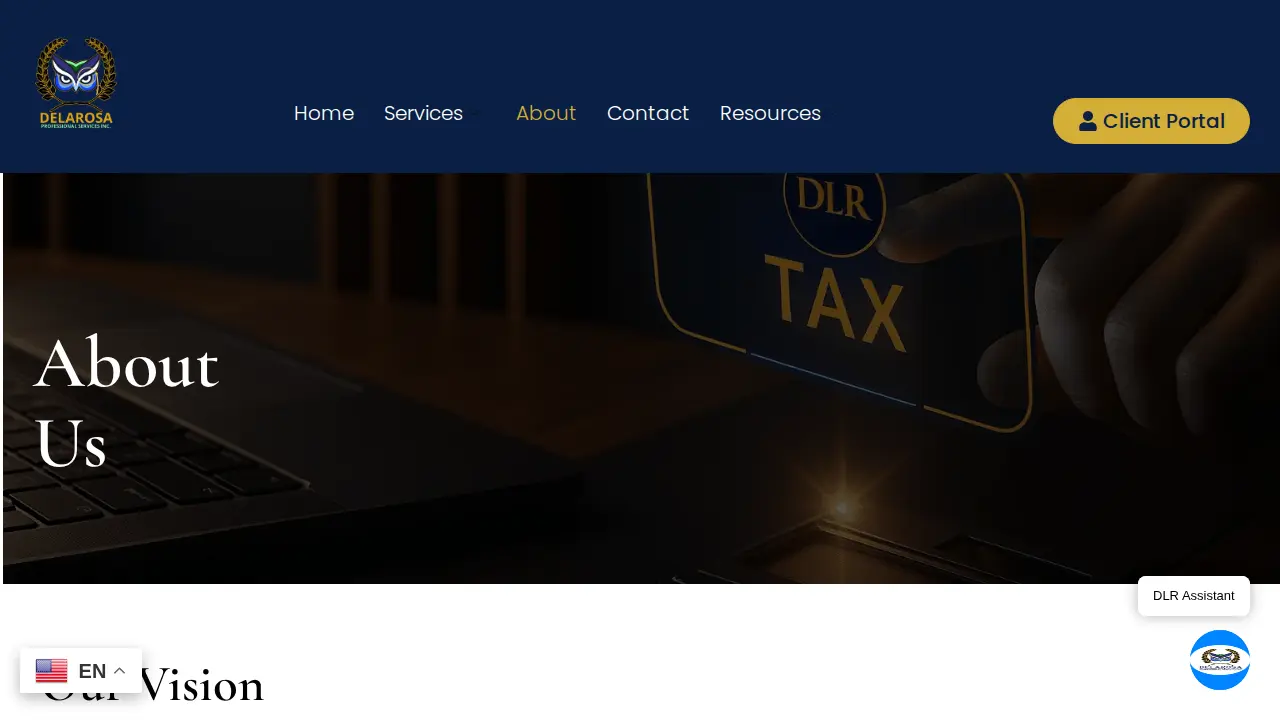 DELAROSA PROFESSIONAL SERVICES INC. page