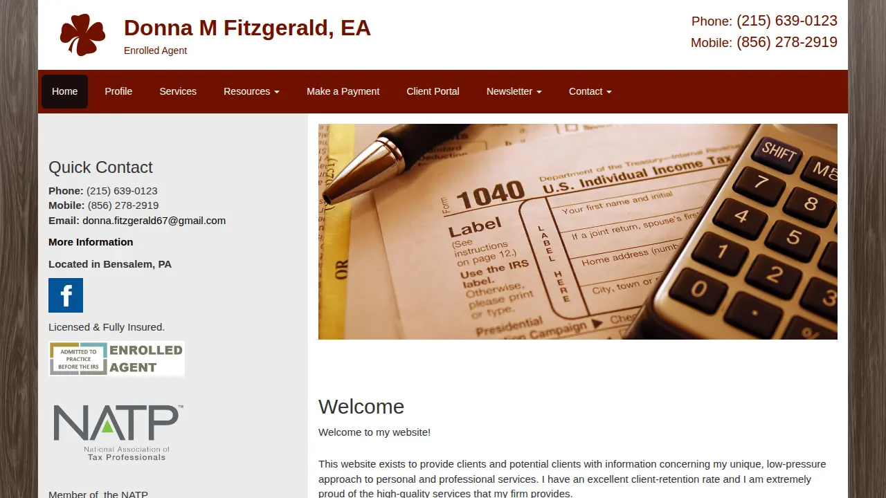 Donna M. Fitzgerald, EA