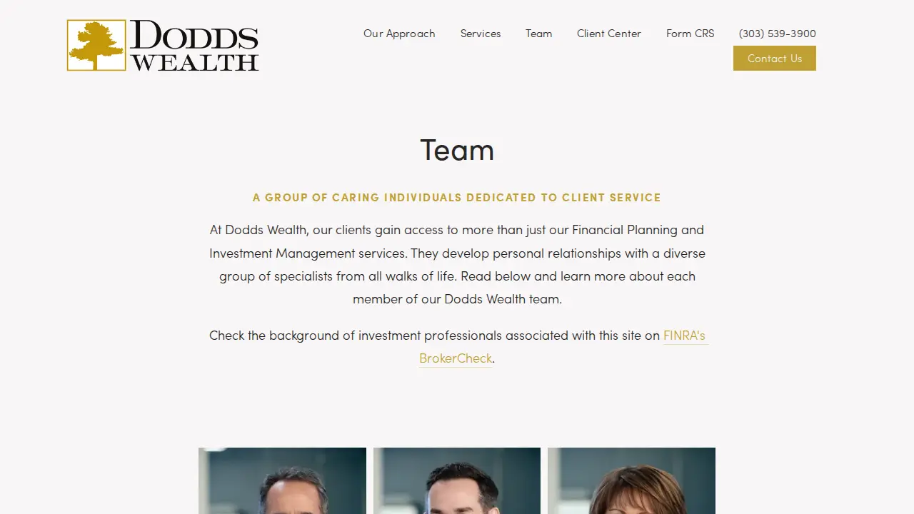 Dodds Wealth page