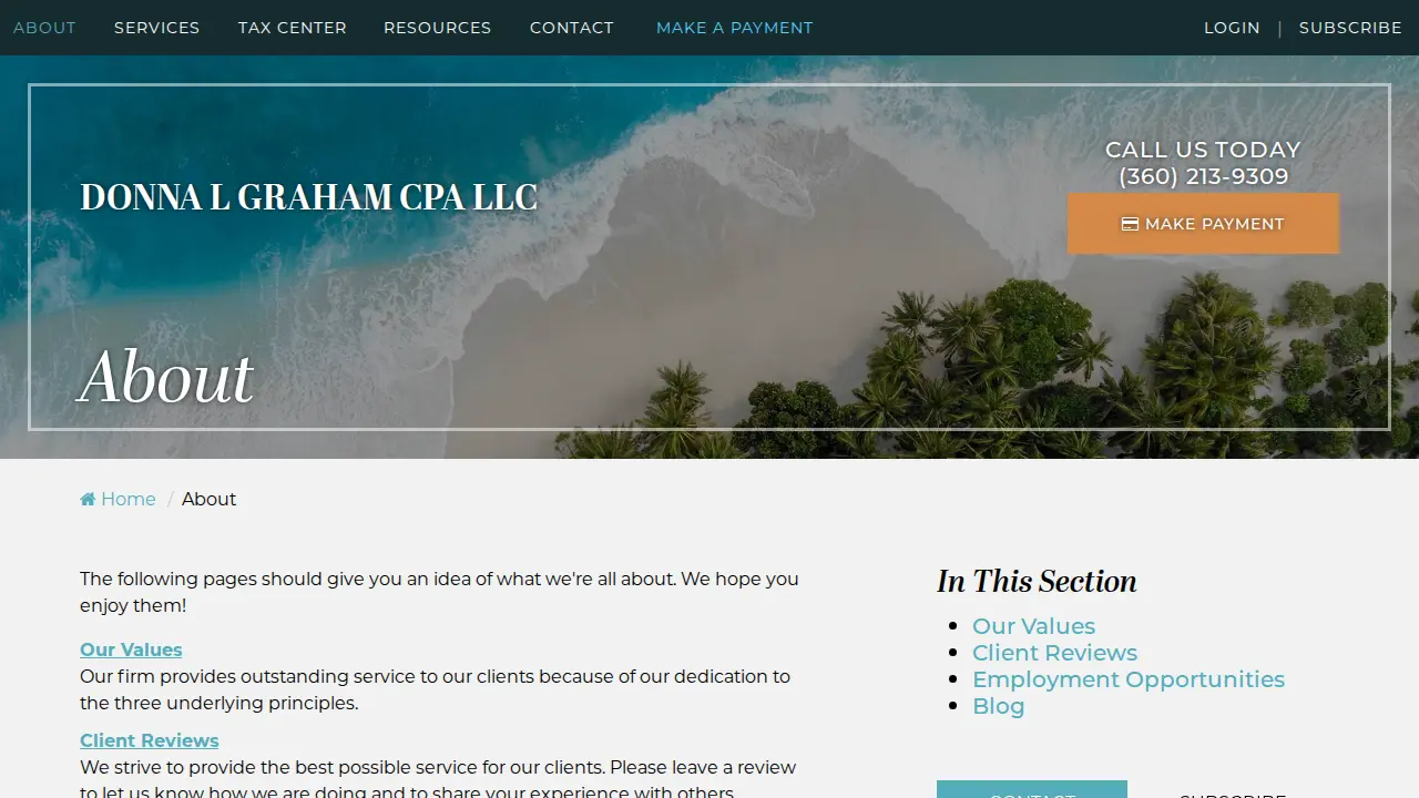 DONNA L GRAHAM CPA LLC page