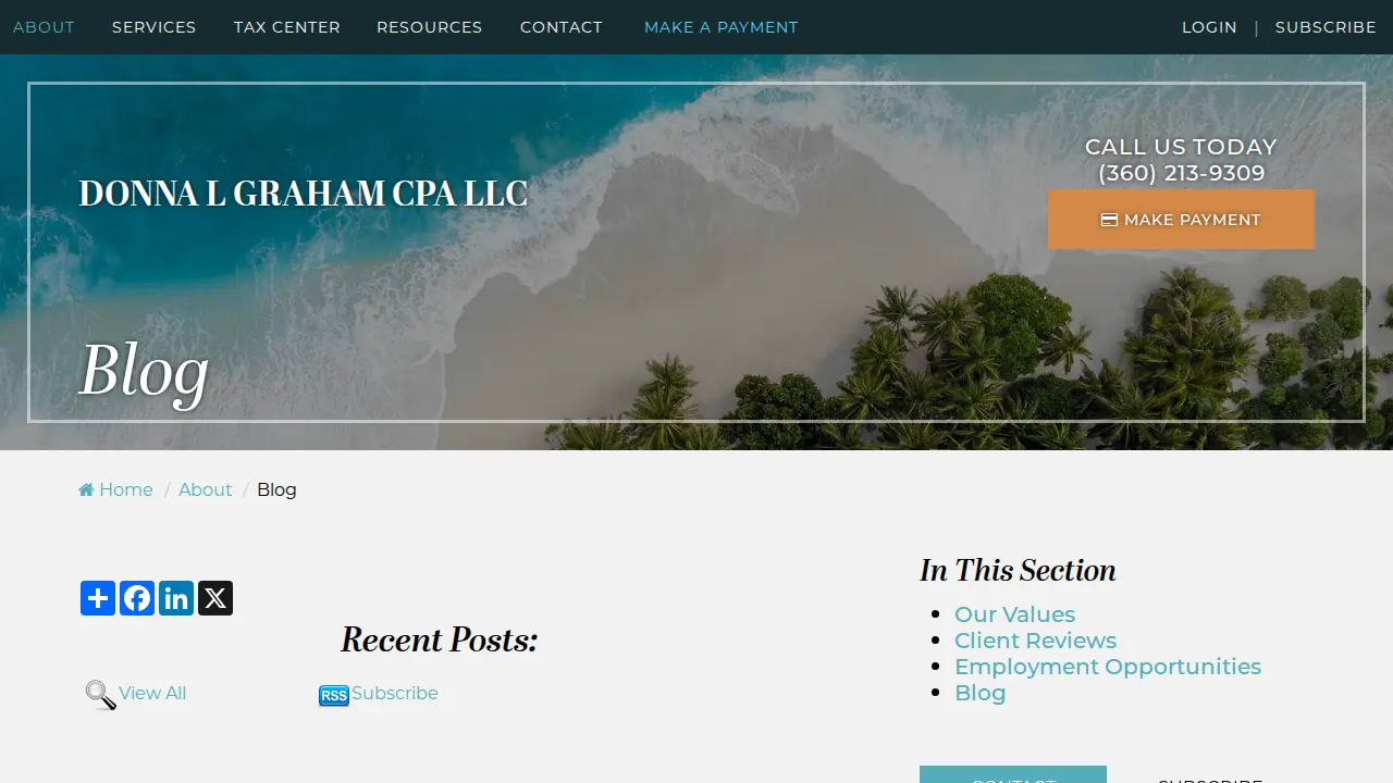 DONNA L GRAHAM CPA LLC page
