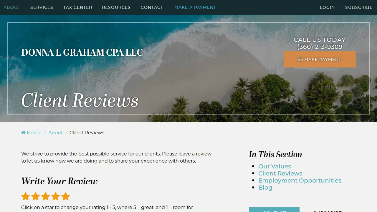 DONNA L GRAHAM CPA LLC page