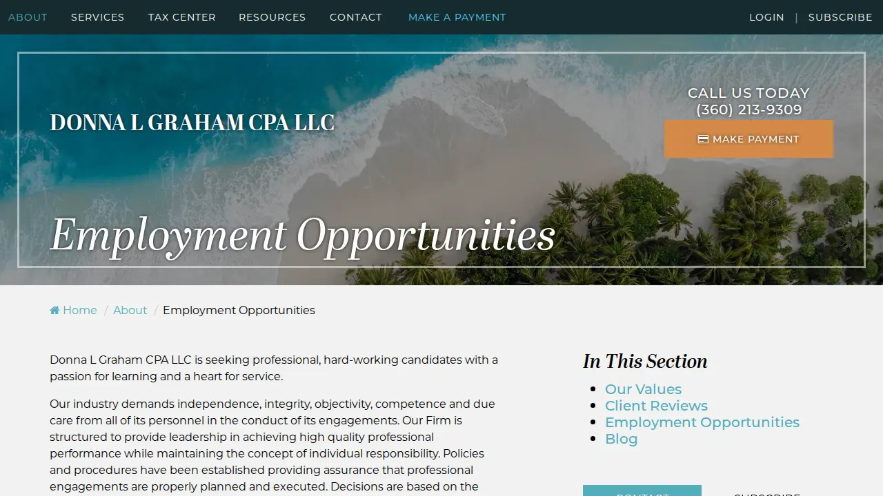 DONNA L GRAHAM CPA LLC page