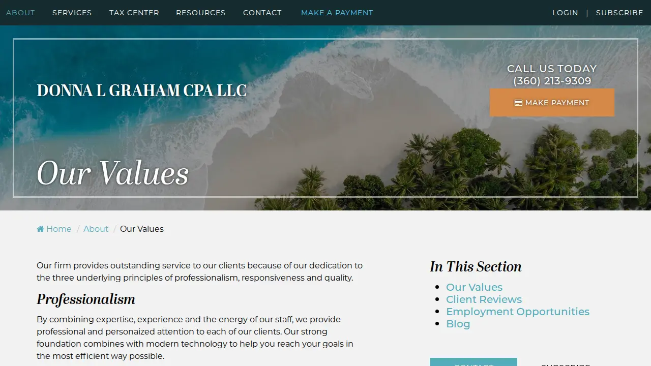 DONNA L GRAHAM CPA LLC page