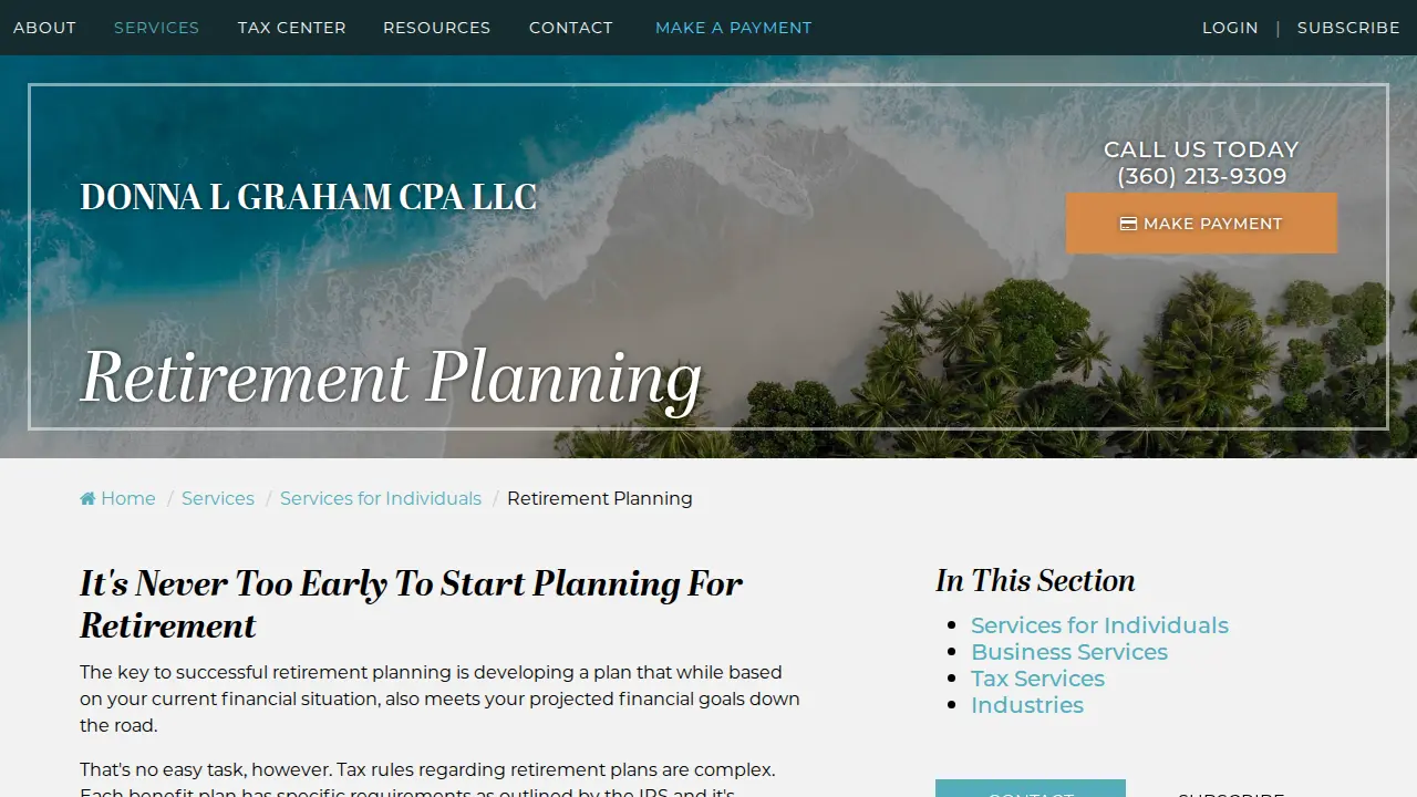 DONNA L GRAHAM CPA LLC page