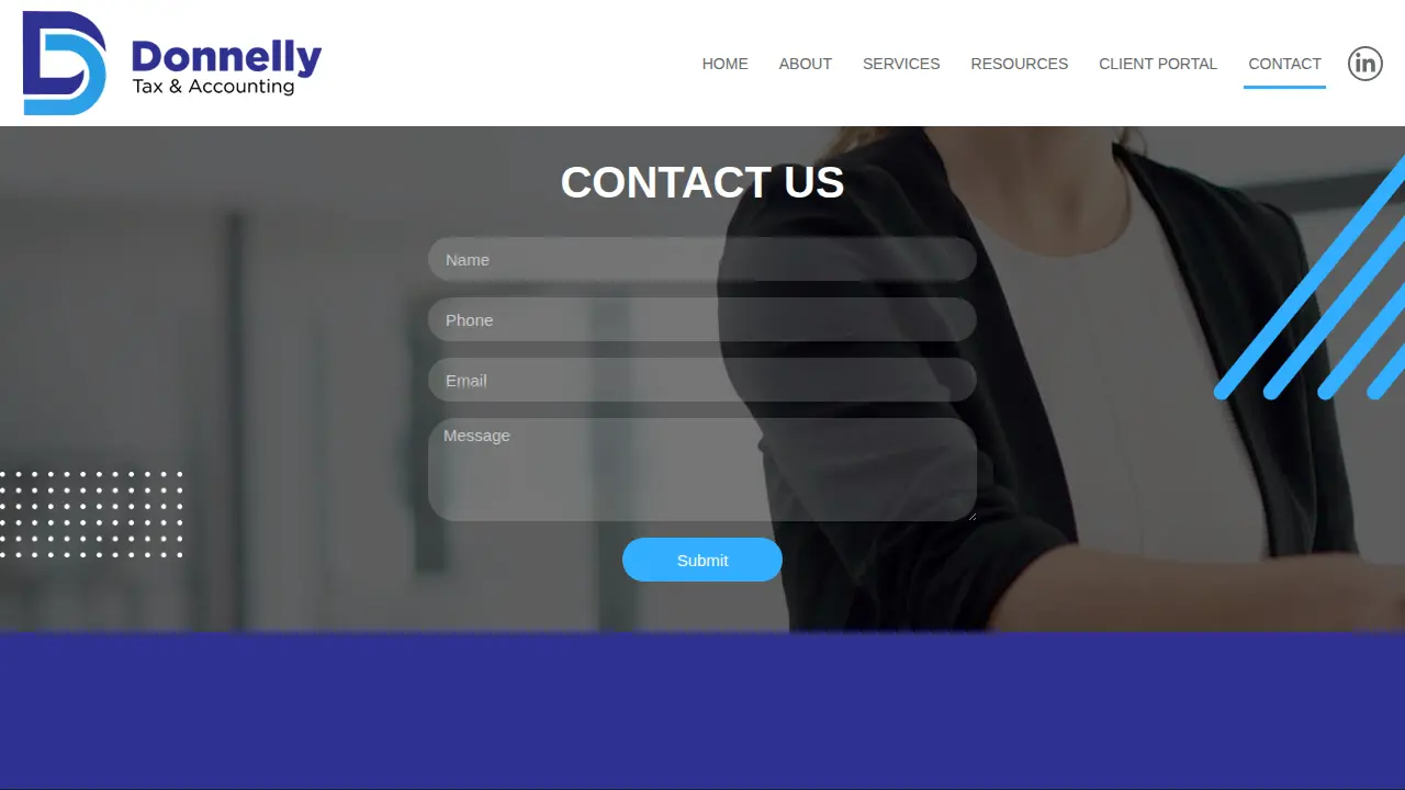 Donnelly Tax & Accounting page