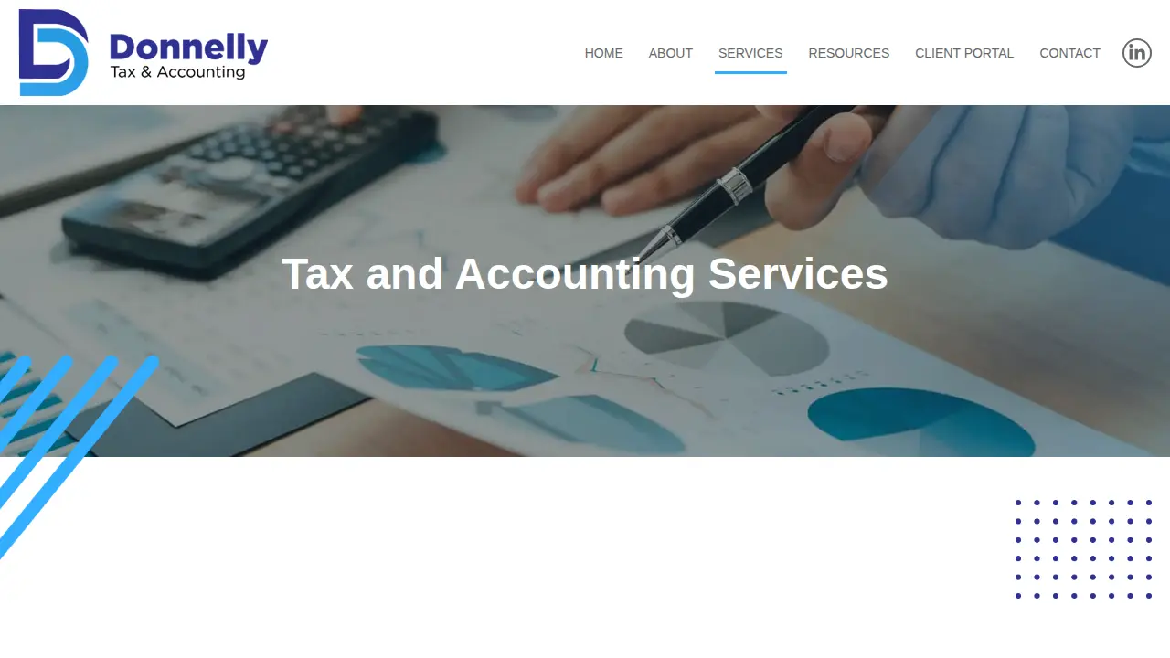 Donnelly Tax & Accounting page