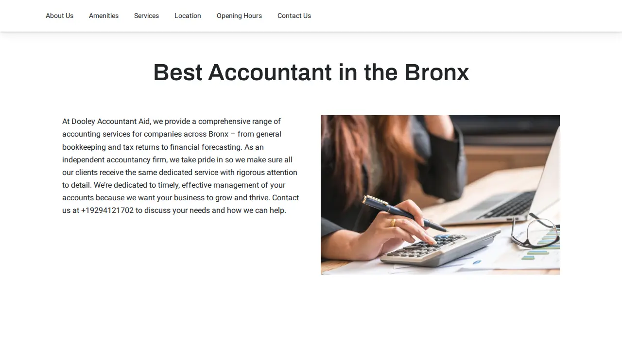 Dooley Accountant Aid page