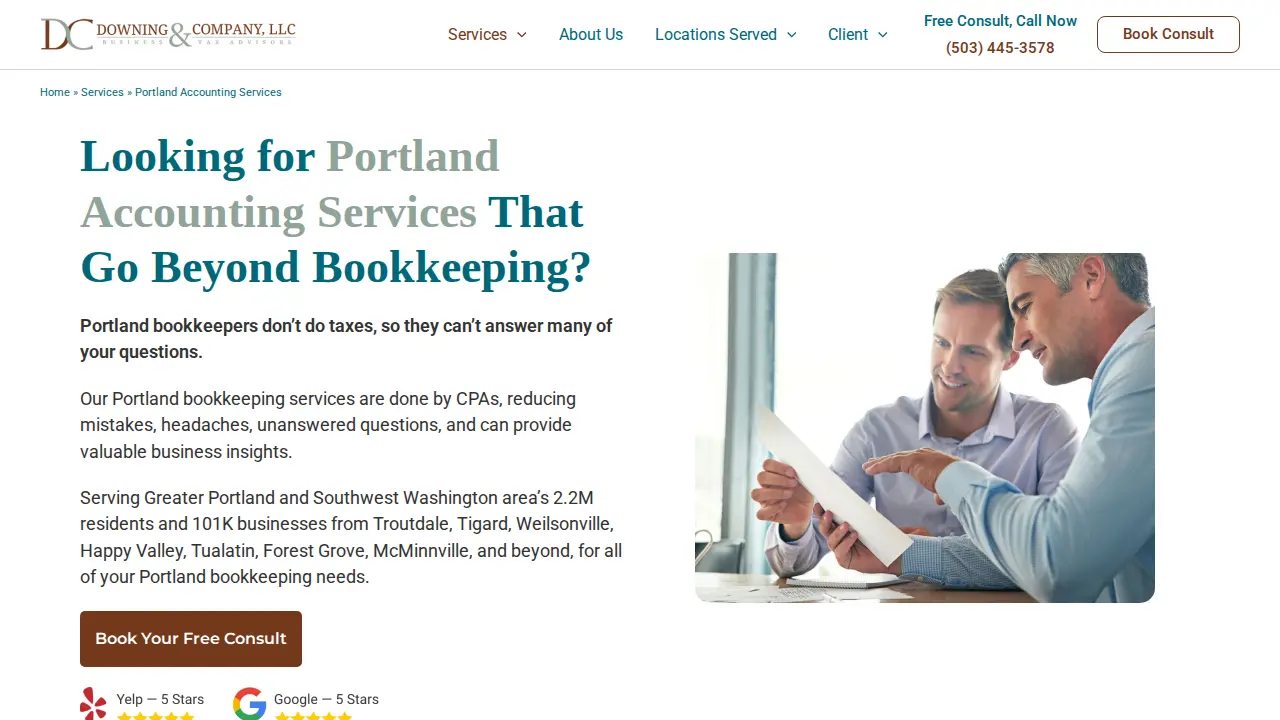 Downing & Company, LLC page