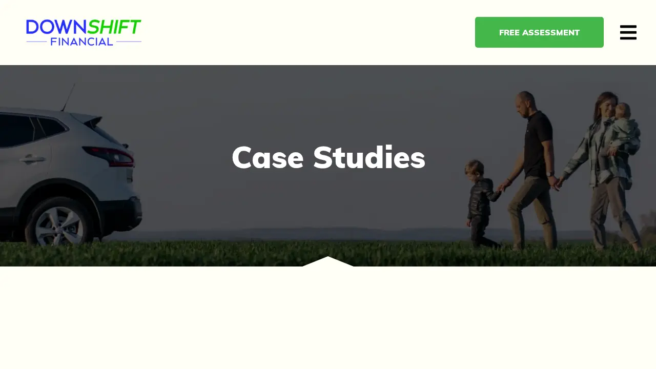 Downshift Financial page