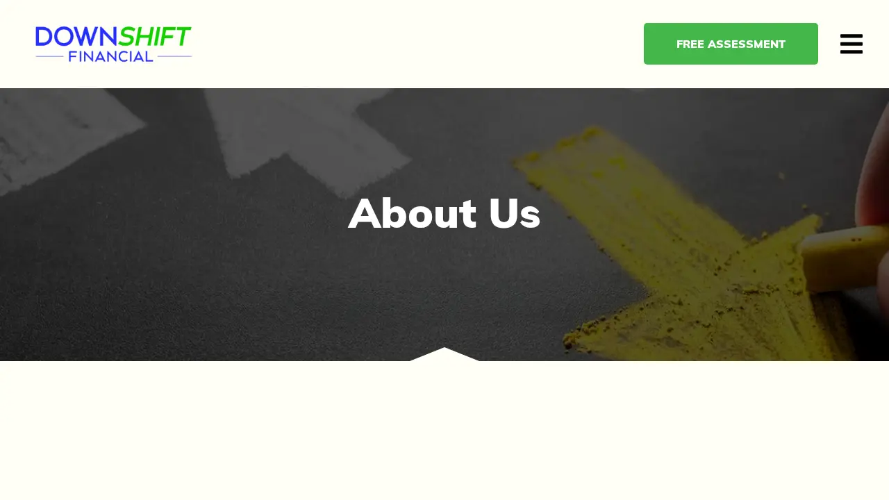 Downshift Financial page