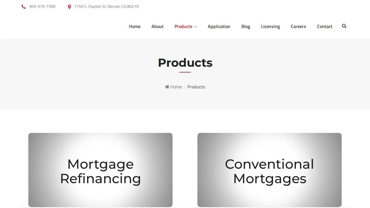 Downs Financial page