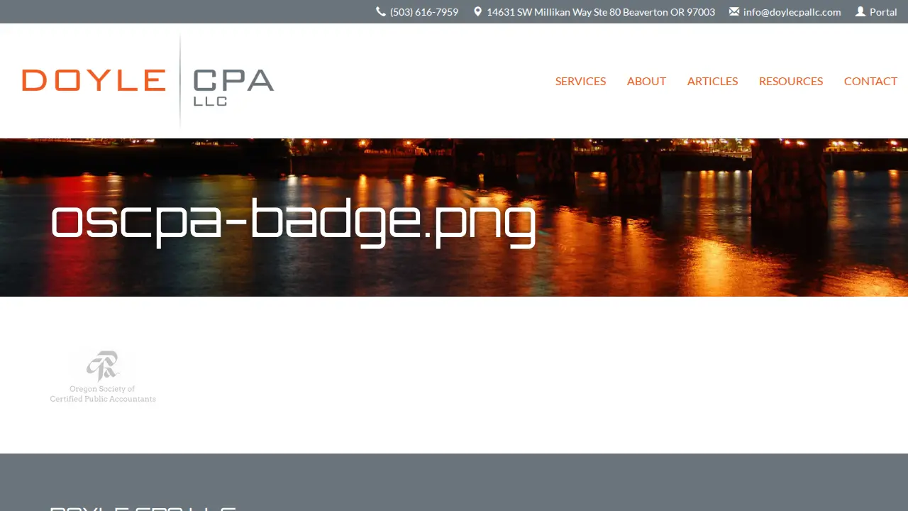 DOYLE CPA LLC page