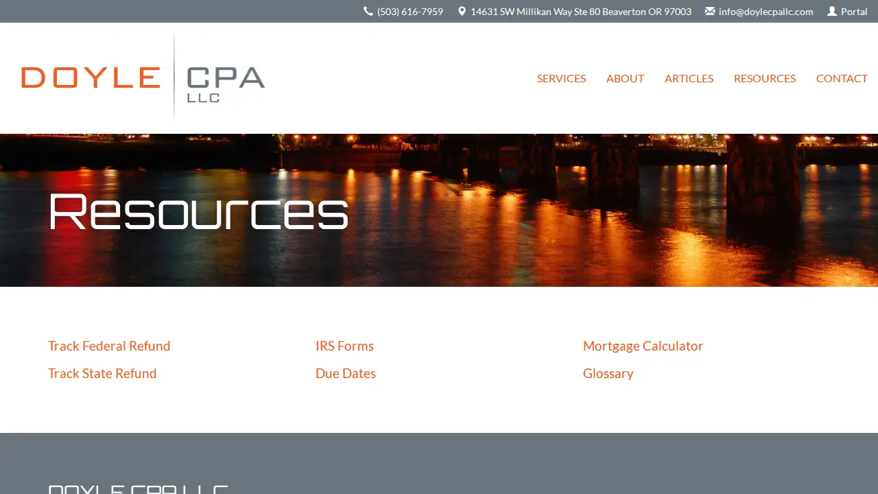 DOYLE CPA LLC page