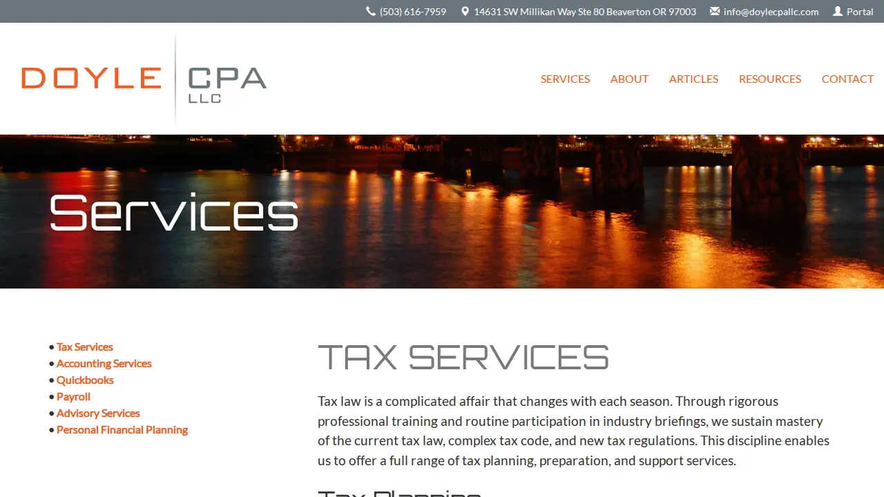 DOYLE CPA LLC page