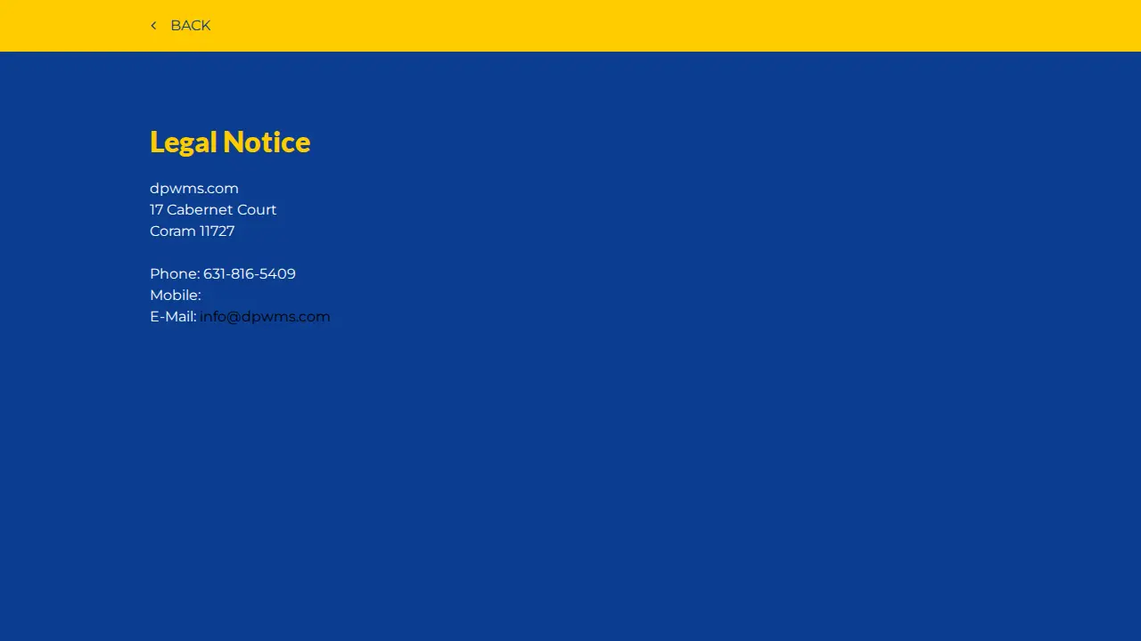 DPW Tax Services page