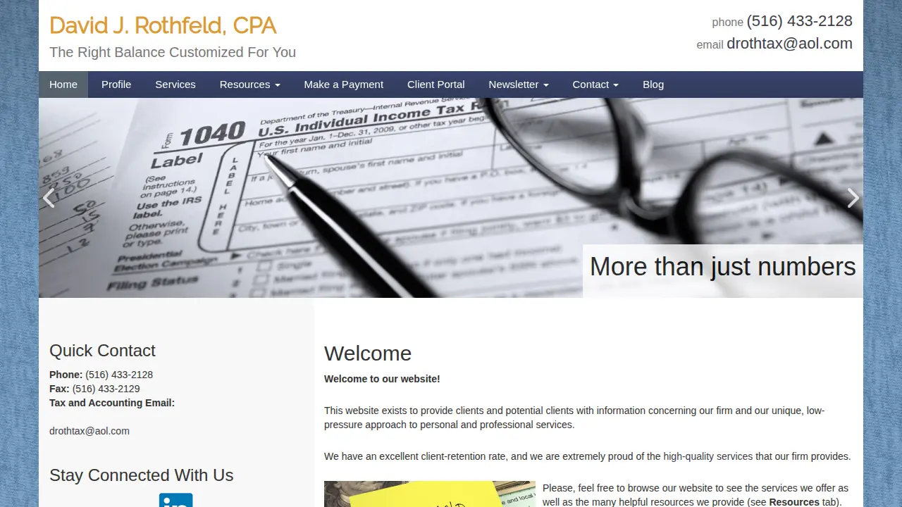 David J Rothfeld, CPA