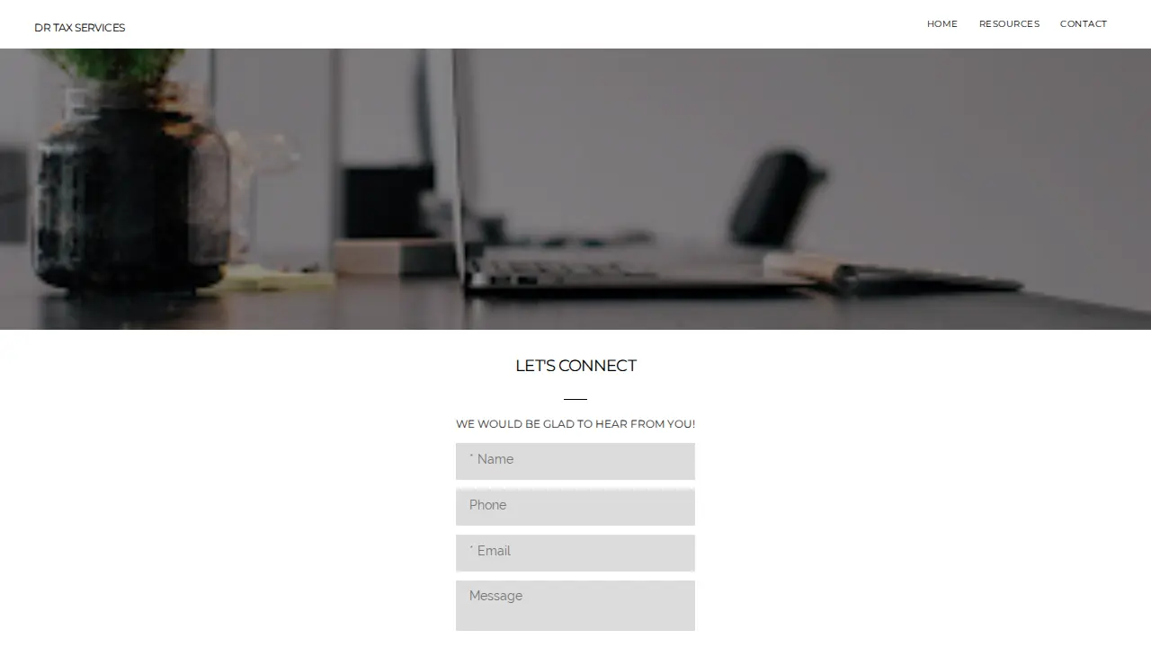 dr tax services page