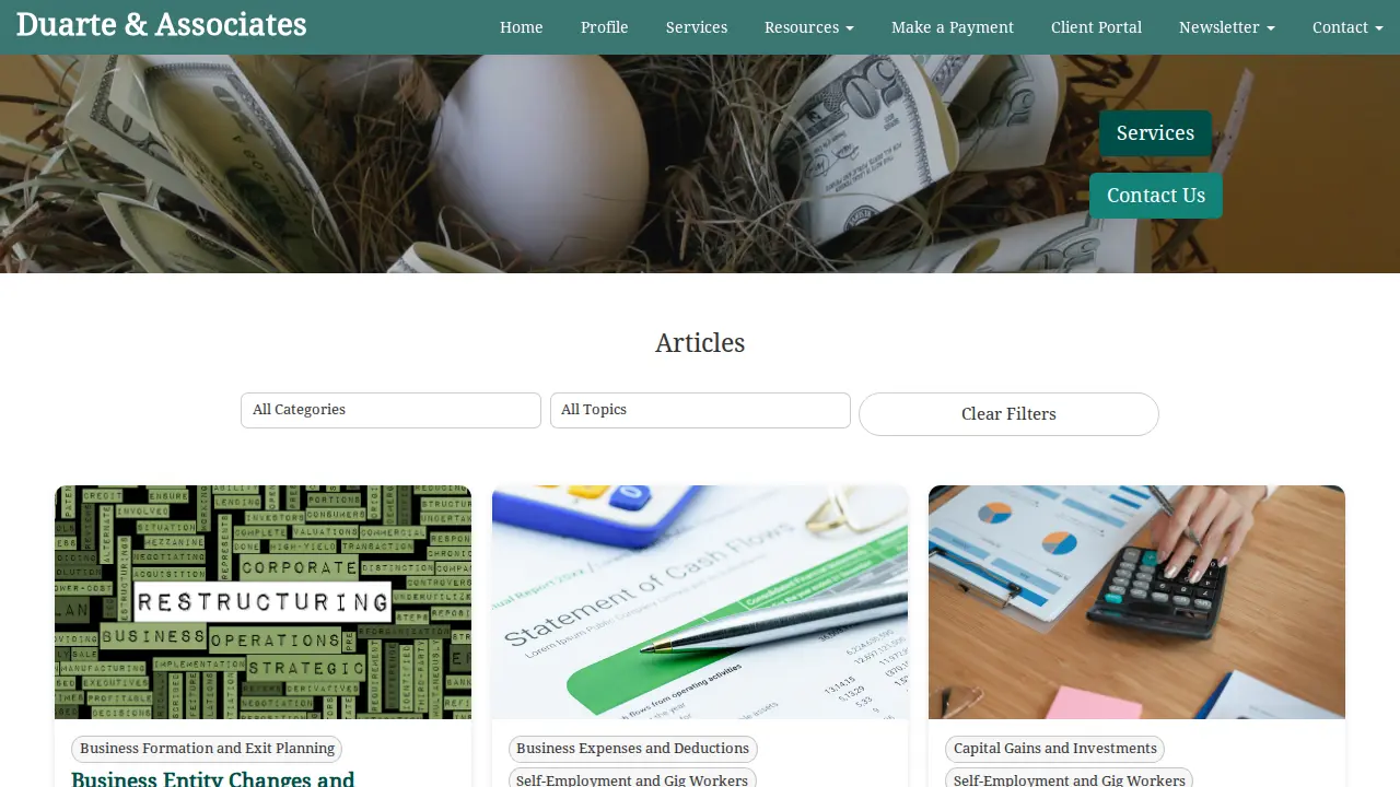 Duarte & Associates page